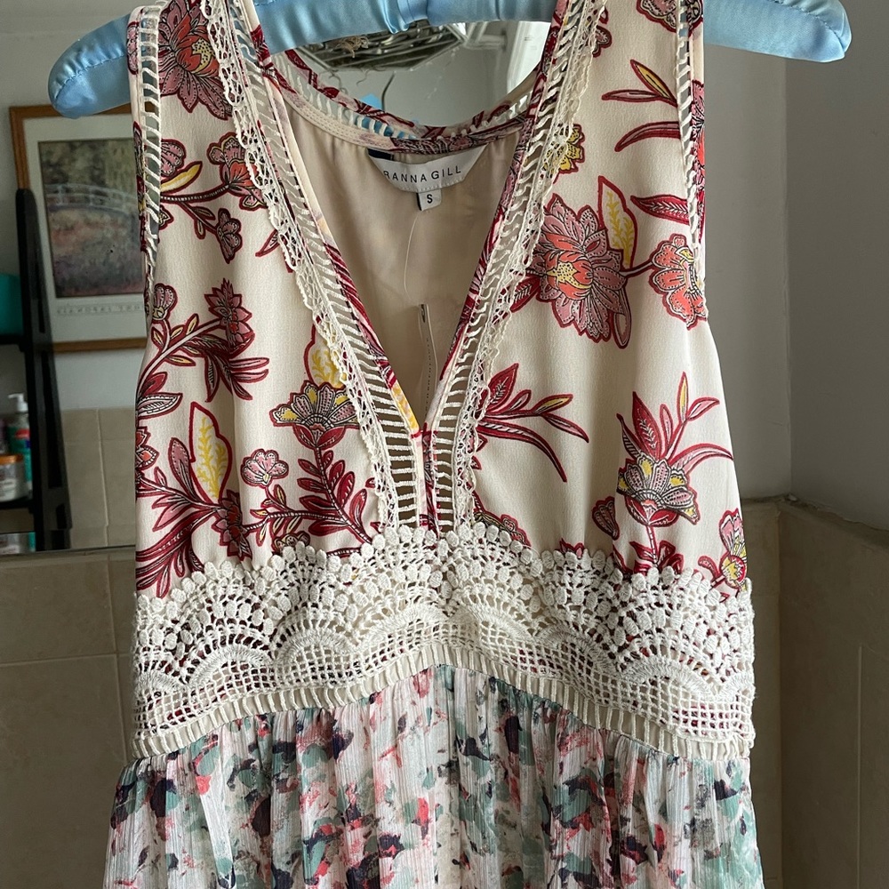 Beautiful Ranna Gil Cabaret Floral Anthropologie maxi dress new with tags.
